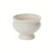 White Ceramic Compote Bowl – Pedestal Vase for Flowers-55216-00